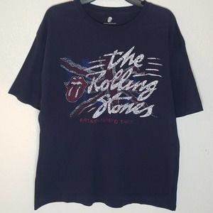 The Rolling Stones ANTHILL ROCKWEAR (2007) Short Sleeve T-Shirt Mens XL Blue